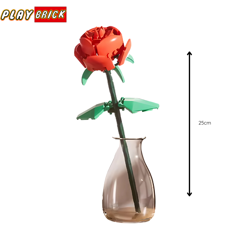 Play Brick® Red Rose (Free gift by £150+)