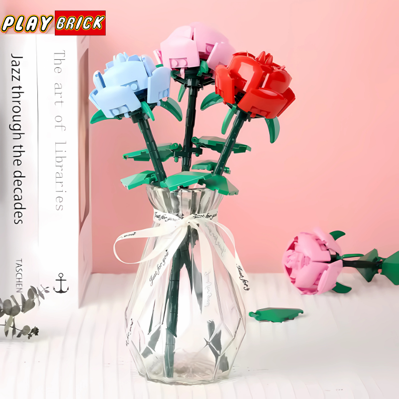 Play Brick® Red Rose (Free gift by £150+)