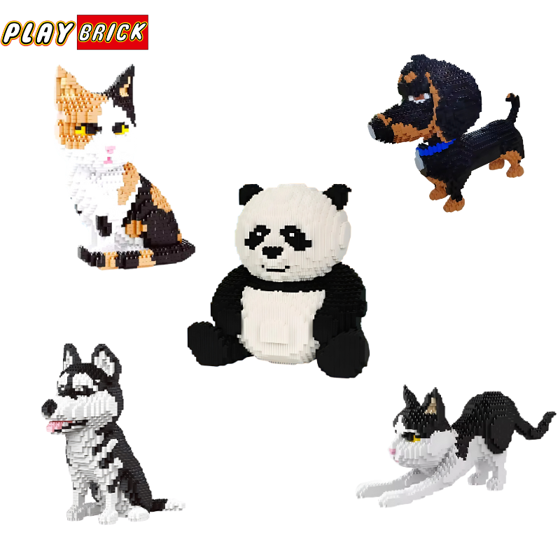 Play Brick® Panda Building Set