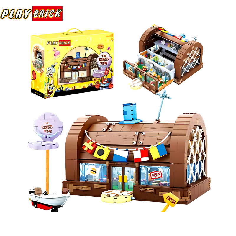 Play Brick® Aqua Diner Blocks – Inspired by a Cartoon Series