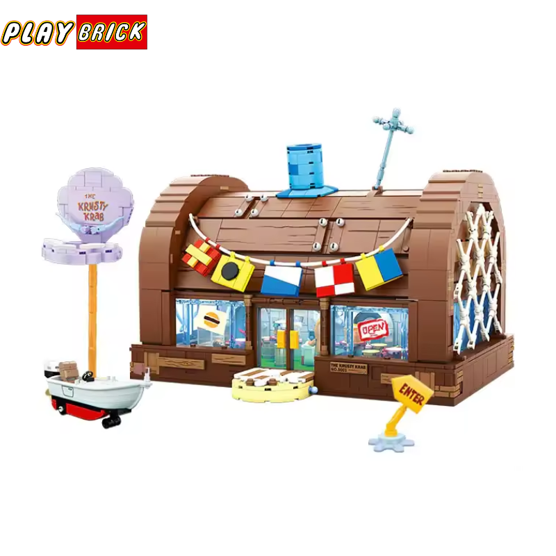 Play Brick® Aqua Diner Blocks – Inspired by a Cartoon Series